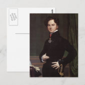 Carte Postale Jean Ingres- Amedee-David, Comte de Pastoret (Devant / Derrière)