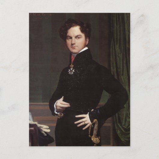 Carte Postale Jean Ingres- Amedee-David, Comte de Pastoret (Devant)