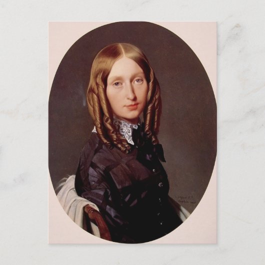 Carte Postale Jean Ingres - Portrait de Madame Frederic Reiset (Devant)
