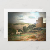 Carte Postale Jean-Leon Gerome - Entrée du Christ à Jérusalem (Devant / Derrière)