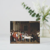 Carte Postale Jean-Leon Gerome-Louis XIV et Molière (Debout devant)