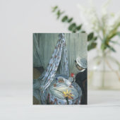 Carte Postale Jean Monet dans son berceau par Claude Monet (Debout devant)