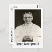 Carte Postale Jean-Paul Ier (Devant / Derrière)