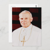 Carte Postale Jean-Paul II (Devant / Derrière)