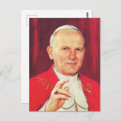 Carte Postale Jean-Paul II Evêque de Rome (Devant / Derrière)
