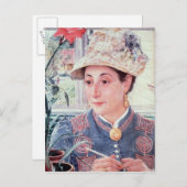 Carte Postale Jeanette Rubenson, 1883 (Devant / Derrière)