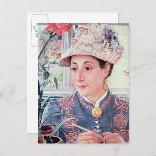 Carte Postale Jeanette Rubenson, 1883 (Devant / Derrière)