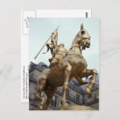 Carte Postale Jeanne d’Arc (Devant / Derrière)