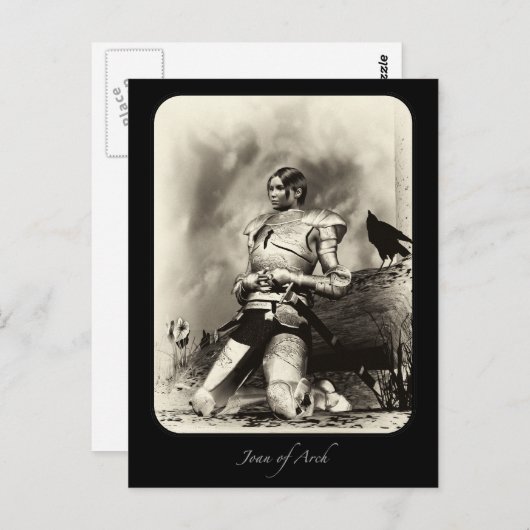 Carte Postale Jeanne D'Arc (Devant / Derrière)
