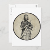 Carte Postale Jeanne d'Arc (Devant / Derrière)