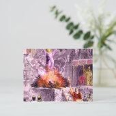 Carte Postale Jeanne d'Arc Burns (Debout devant)