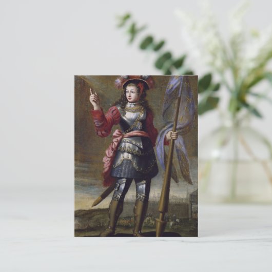 Carte Postale Jeanne d'Arc devant Orléans (Debout devant)