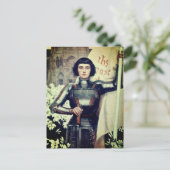 Carte Postale Jeanne d'Arc (illustration d'Albert Lynch) (Debout devant)