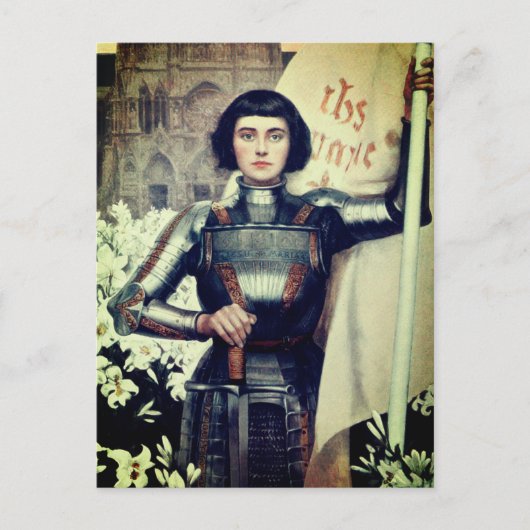Carte Postale Jeanne d'Arc (illustration d'Albert Lynch) (Devant)