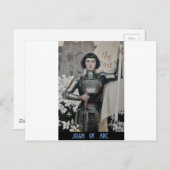 Carte Postale Jeanne d'Arc par Albert Lynch (Devant / Derrière)