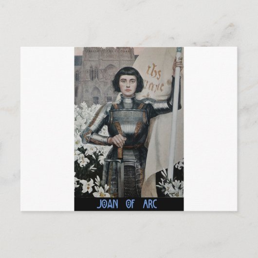 Carte Postale Jeanne d'Arc par Albert Lynch (Devant)