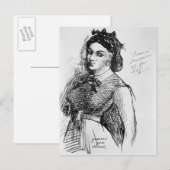 Carte Postale Jeanne Duval, 1865 (Devant / Derrière)