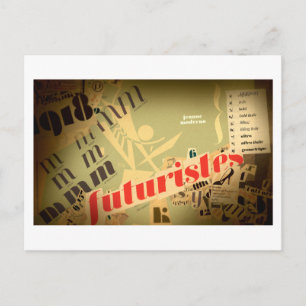 Carte Postale Jeanne : Futuristes