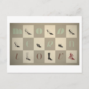 Carte Postale Jeanne : L'amour moderne