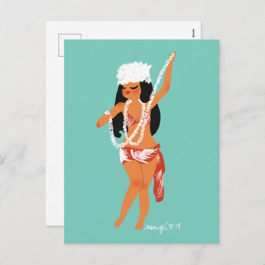 Carte postale Jeanne's Tiare (Devant / Derrière)