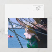 Carte Postale "Jeannie Johnston" navire d'entraînement à la voil (Devant / Derrière)