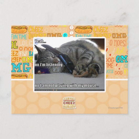 Carte Postale J'écoute (Devant)