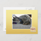 Carte Postale J'écoute (Devant / Derrière)