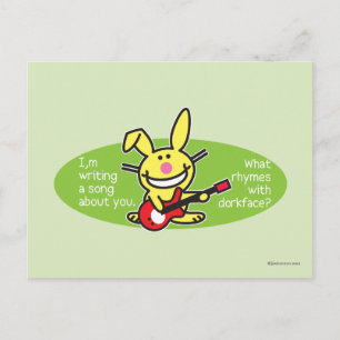 Carte Postale J'écris une chanson