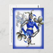 Carte Postale Jecteur bleu (Devant / Derrière)