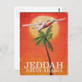 Carte Postale Jeddah Arabie Saoudite affiche de vacances (Devant / Derrière)
