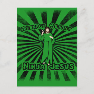 Carte Postale Jeenage Mutant Ninja Jesus