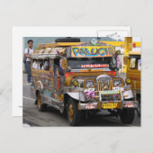 Carte Postale Jeepney (Devant / Derrière)