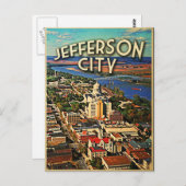 Carte Postale Jefferson City Missouri (Devant / Derrière)
