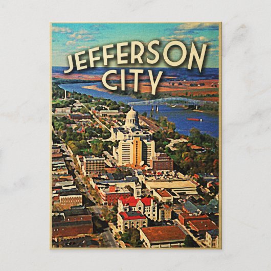Carte Postale Jefferson City Missouri (Devant)