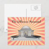 Carte postale : Jefferson Memorial (Devant / Derrière)