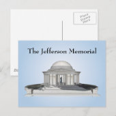 Carte postale : Jefferson Memorial (Devant / Derrière)