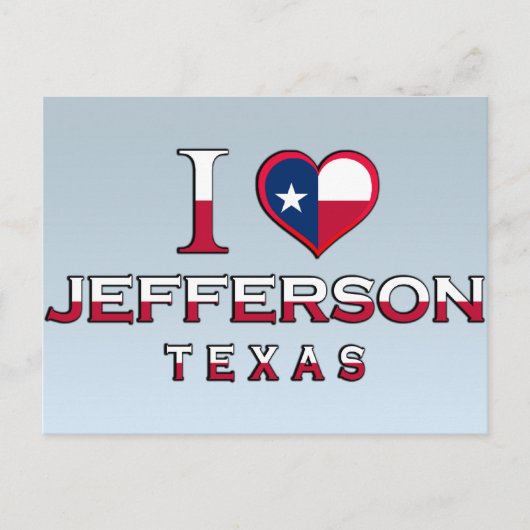 Carte Postale Jefferson �, Texas (Devant)