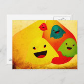 Carte Postale Jelly Ghosts (Devant / Derrière)