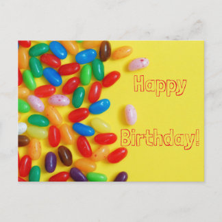 Carte Postale Jelly haricots heureux anniversaire