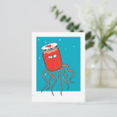 Carte Postale Jellyfish Pun (Debout devant)