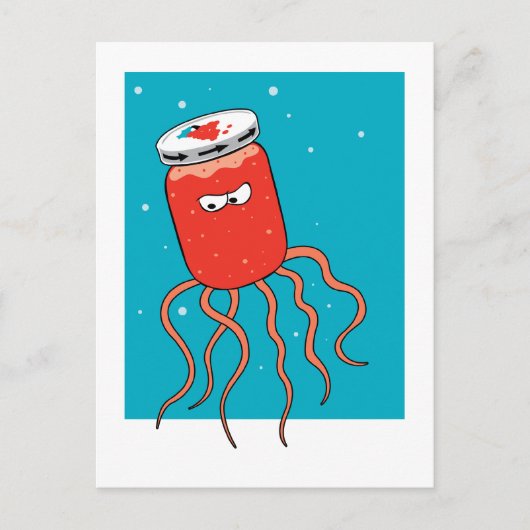 Carte Postale Jellyfish Pun (Devant)