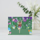 Carte postale Jen Flower Fairy (Debout devant)