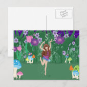 Carte postale Jen Flower Fairy (Devant / Derrière)