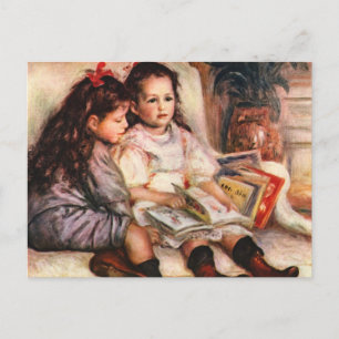 Carte Postale Jene et Genevive Caillebotte par Renoir