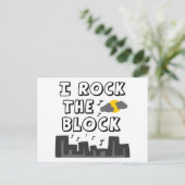 Carte Postale J'Enfonce Le Bloc (Debout devant)