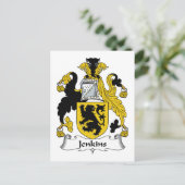 Carte Postale Jenkins Family Crest (Debout devant)