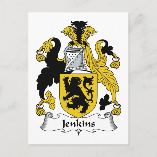 Carte Postale Jenkins Family Crest (Devant)