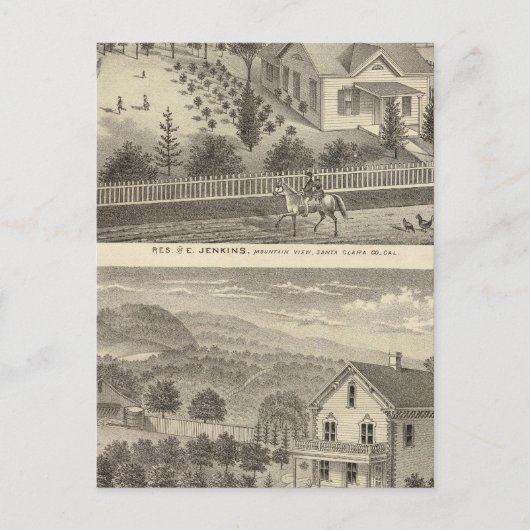 Carte Postale Jenkins, Résidences Snyder (Devant)