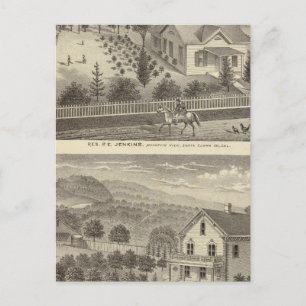 Carte Postale Jenkins, Résidences Snyder