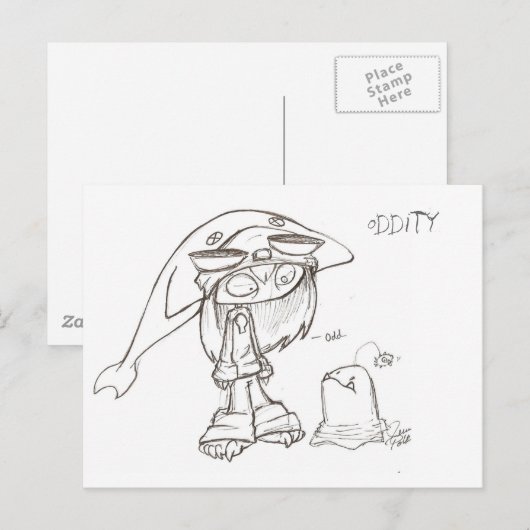Carte Postale jenn, Oddity (Devant / Derrière)
